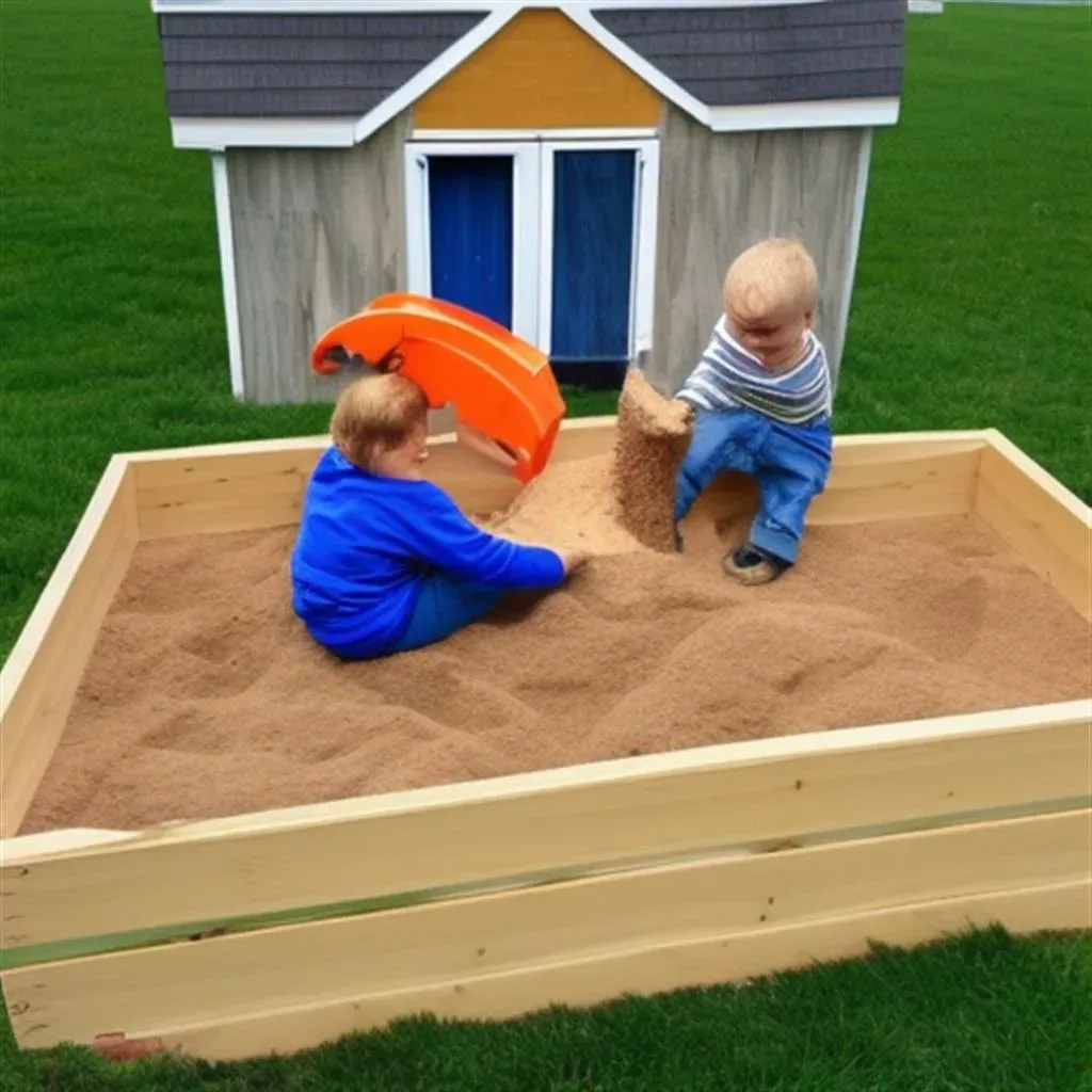 Jak zrobić piaskownicę z dachem